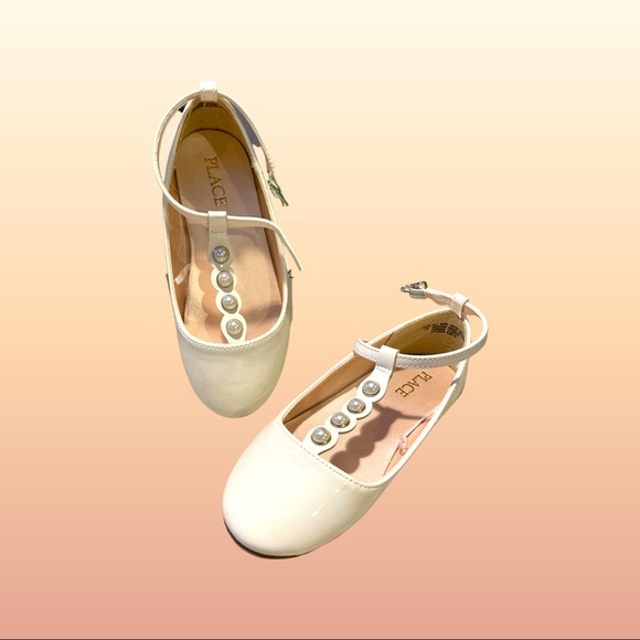 Beige/Ivory Dress Shoe for Girls - Picture 1 of 1
